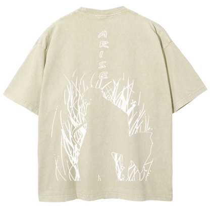 solo leveling Unisex Fit Washed T-Shirt 