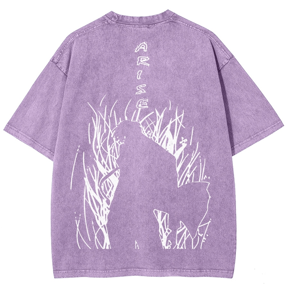 solo leveling Unisex Fit Washed T-Shirt 