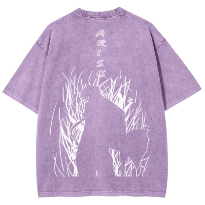solo leveling Unisex Fit Washed T-Shirt 