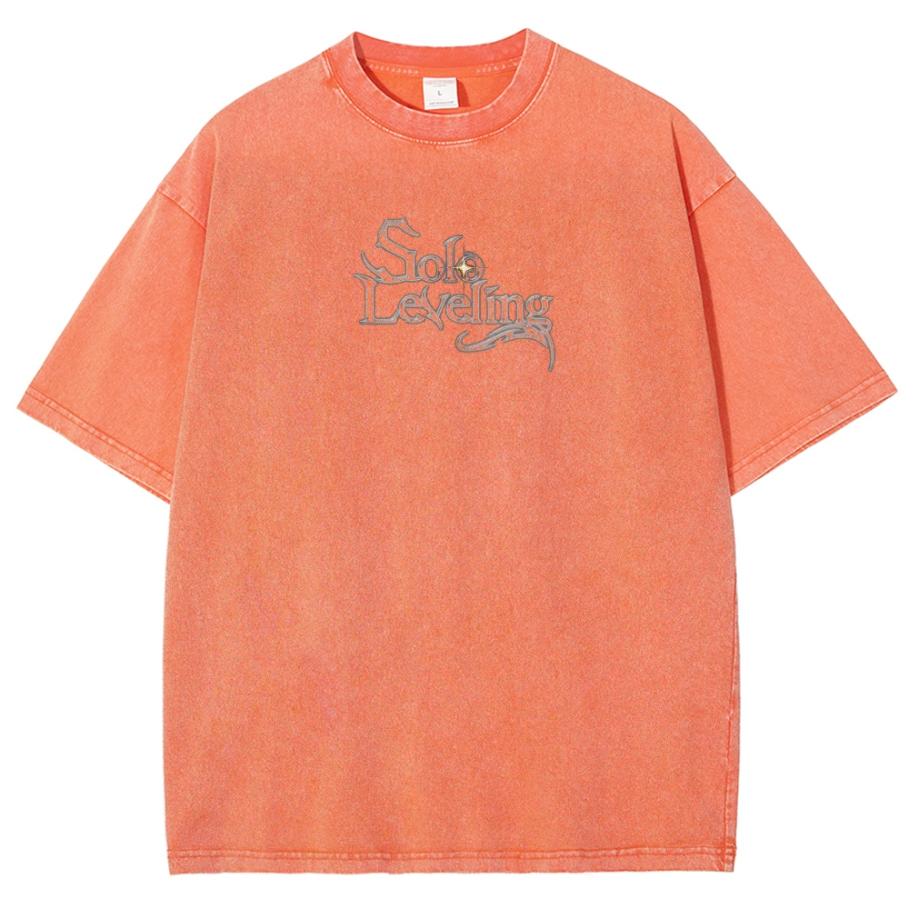 solo leveling Unisex Fit Washed T-Shirt 