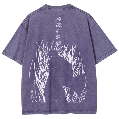 solo leveling Unisex Fit Washed T-Shirt 
