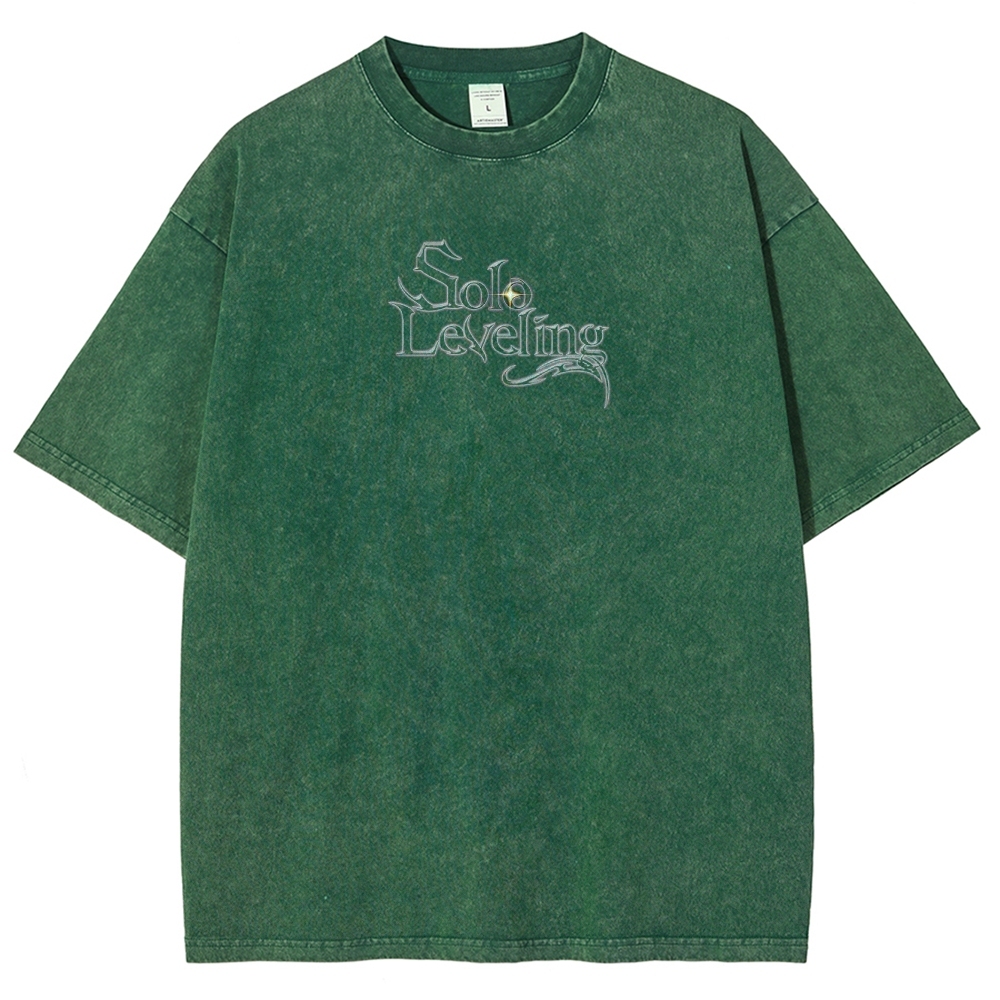 solo leveling Unisex Fit Washed T-Shirt 