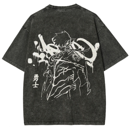 Solo Leveling Unisex Fit Washed T-Shirt 