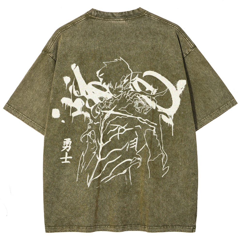 Solo Leveling Unisex Fit Washed T-Shirt 