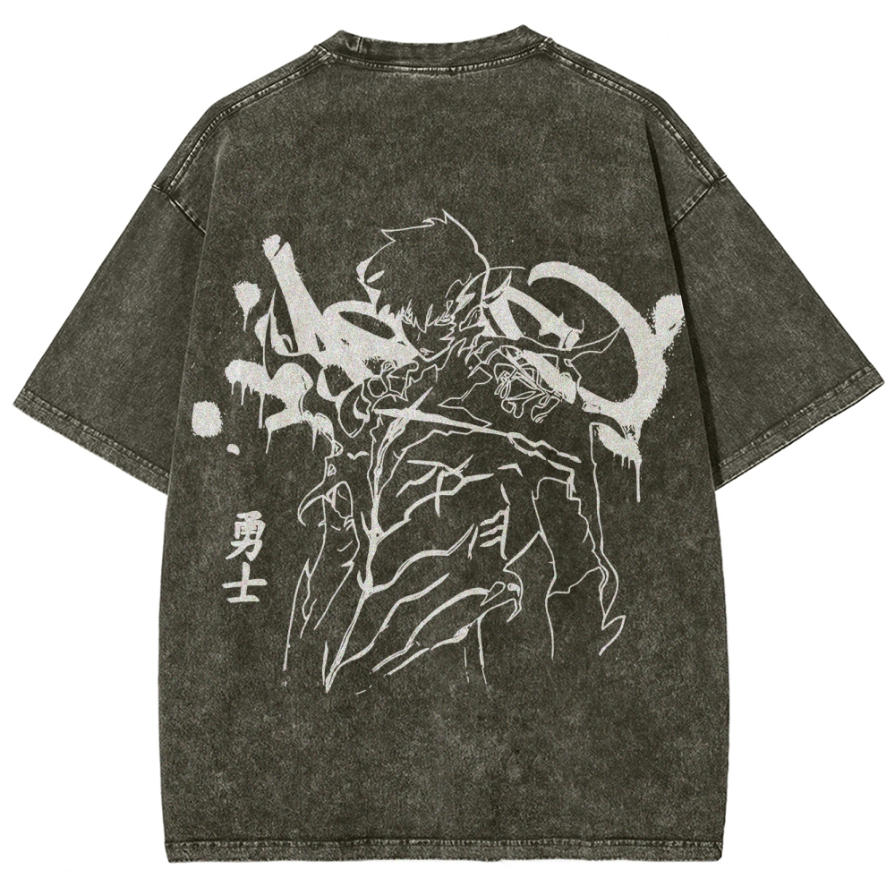 Solo Leveling Unisex Fit Washed T-Shirt 