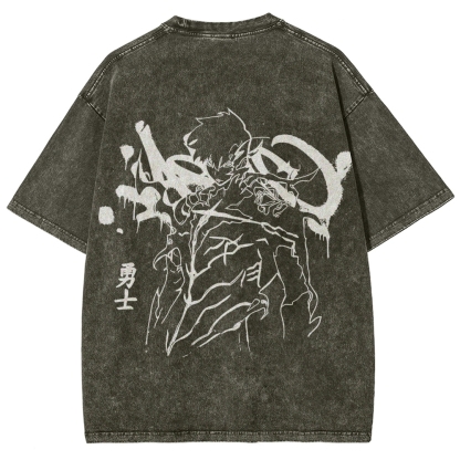 Solo Leveling Unisex Fit Washed T-Shirt 
