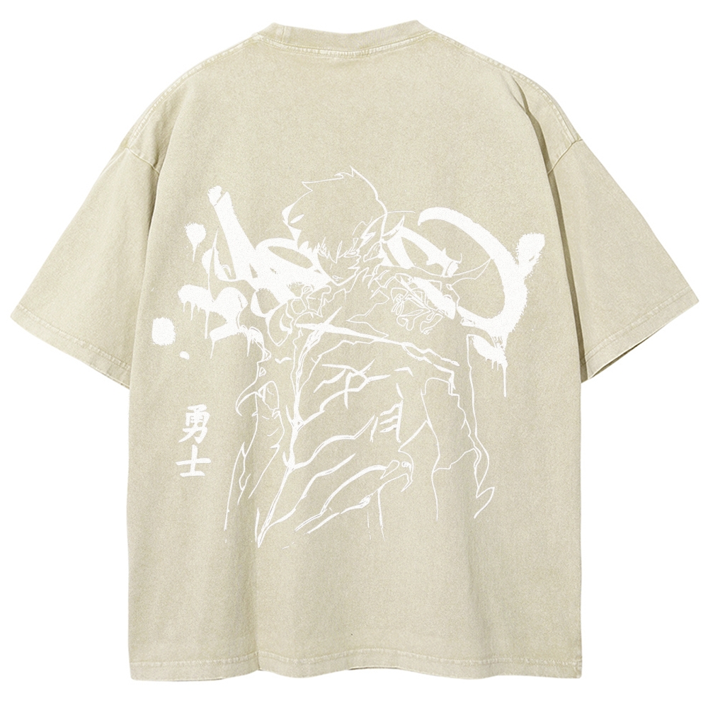 Solo Leveling Unisex Fit Washed T-Shirt 