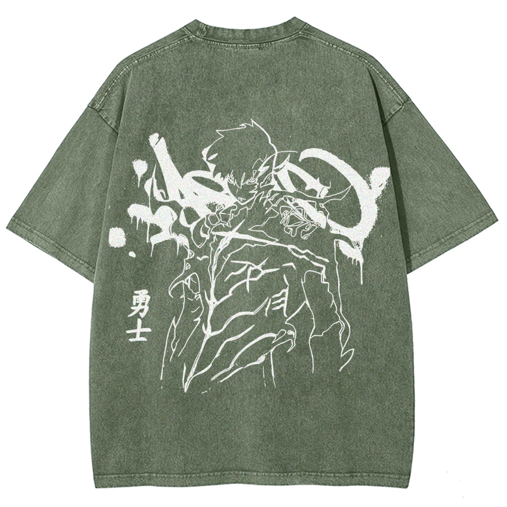 Solo Leveling Unisex Fit Washed T-Shirt 
