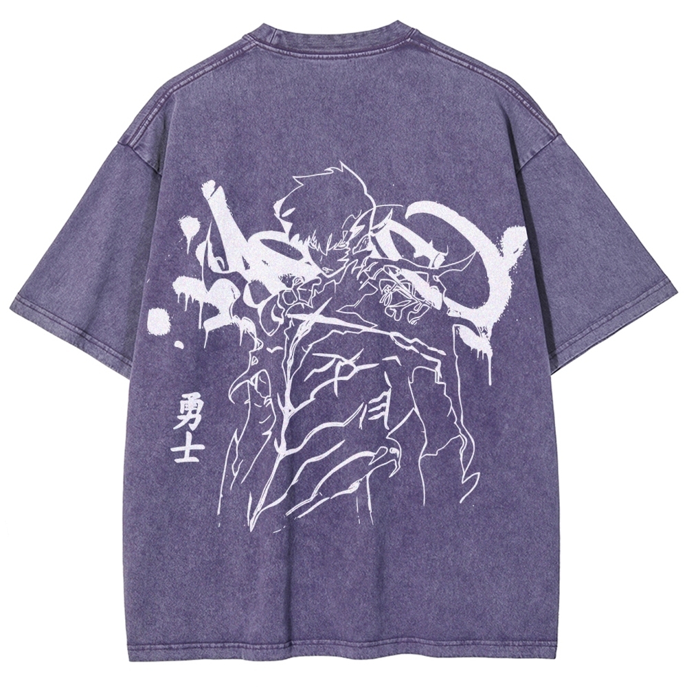Solo Leveling Unisex Fit Washed T-Shirt 