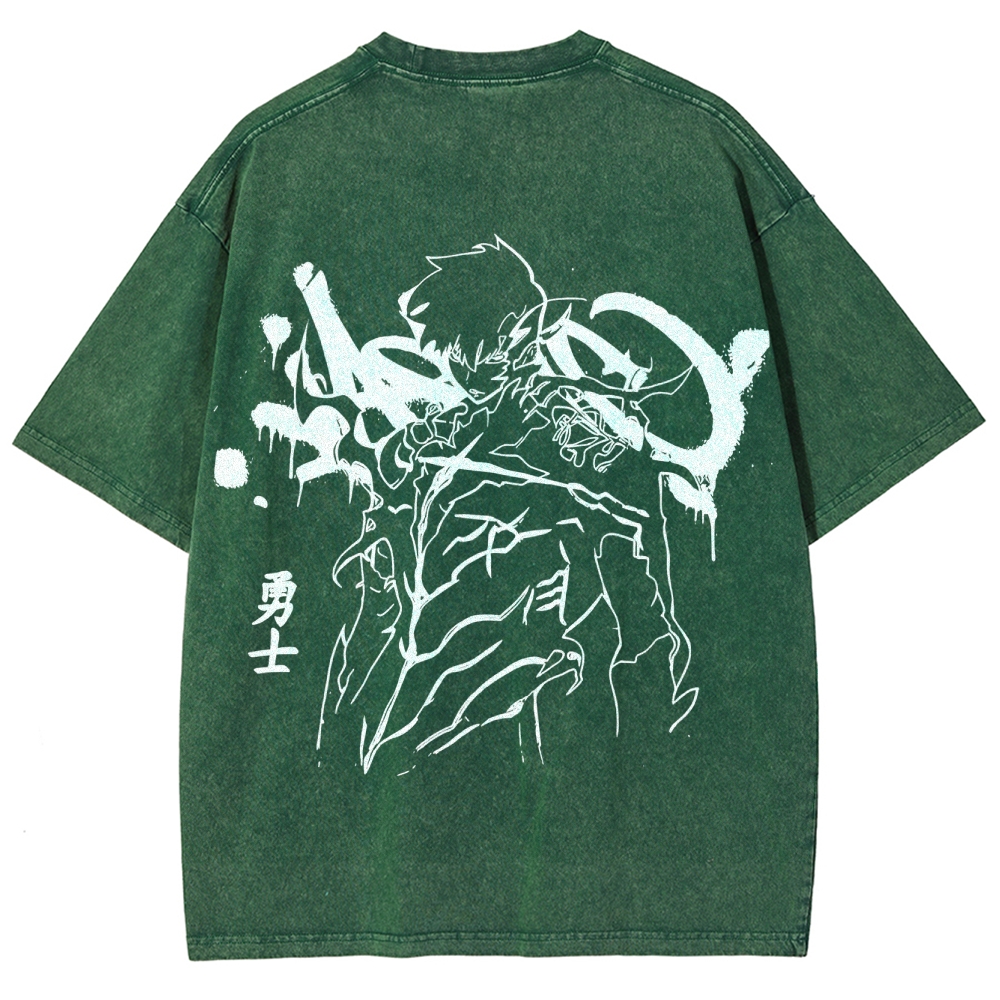 Solo Leveling Unisex Fit Washed T-Shirt 