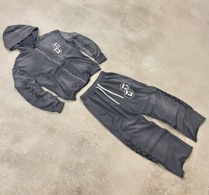 Men's casual hoodie set