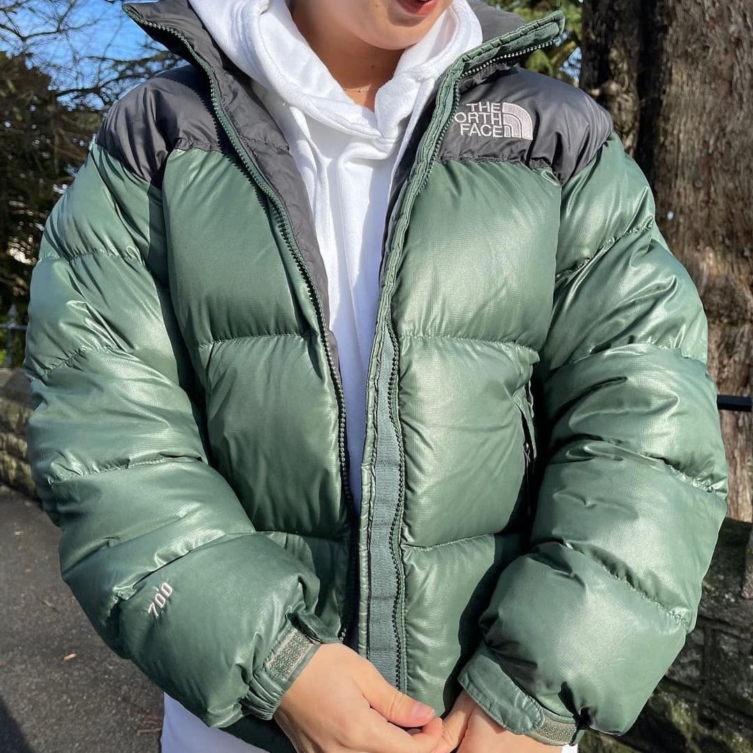 The North Face Green Puffer Jacket