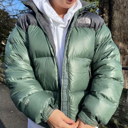 The North Face Green Puffer Jacket