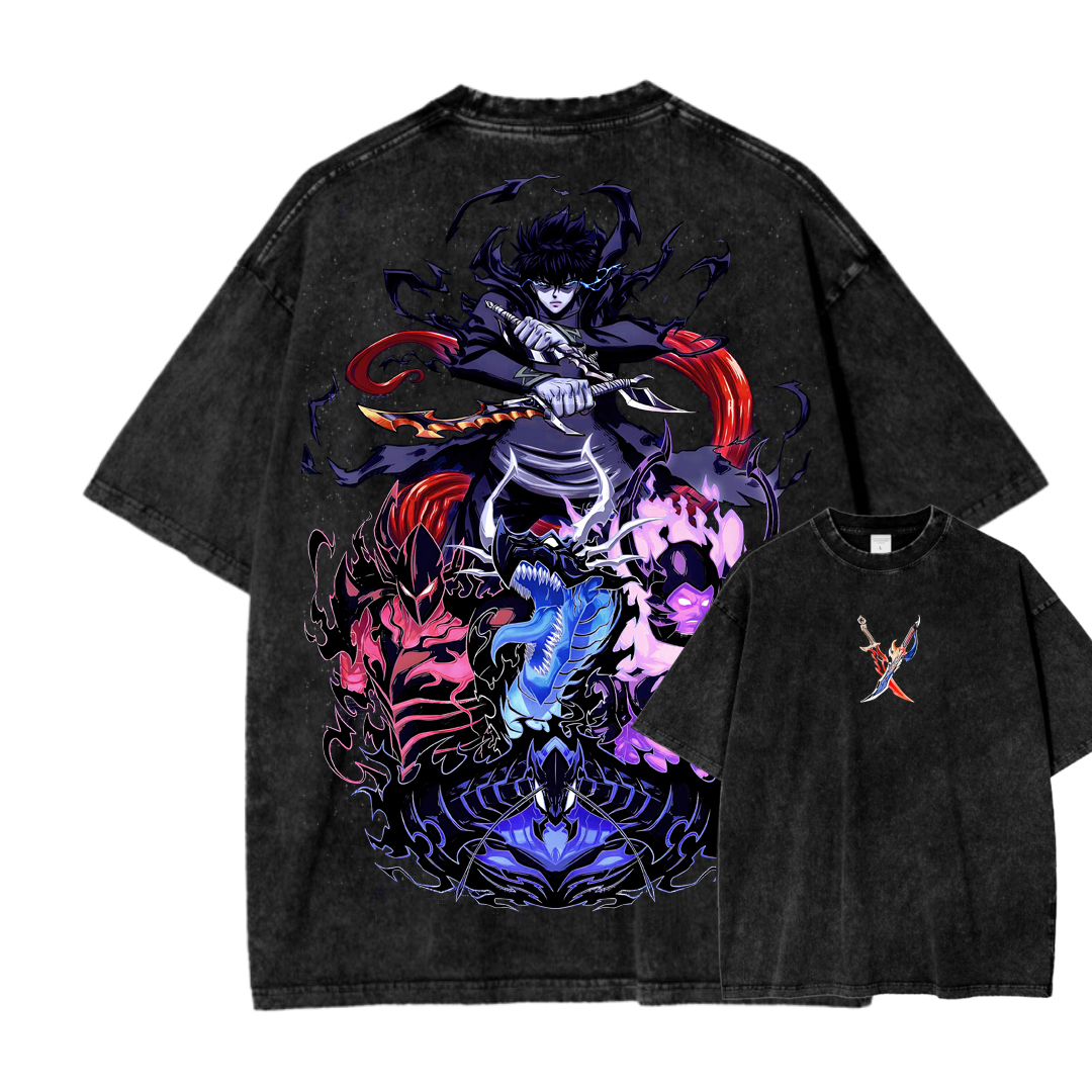 Solo leveling Unisex Fit Washed T-Shirt 