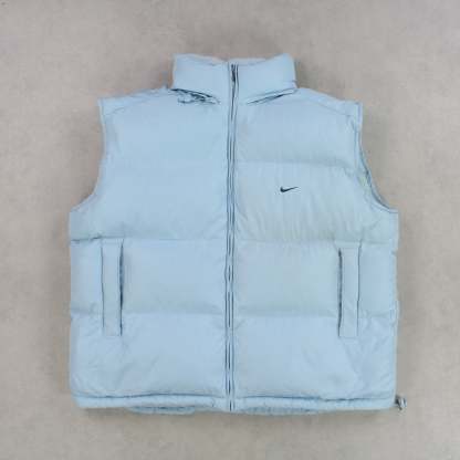 RARE 2000s Puffer Gilet Blue
