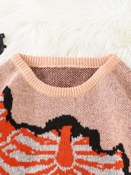 Men's Skull Print Knit Sweater, Casual Autumn/winter Fashion, Street Style Design, Perfect for Daily Wear & Gifts Men's Skull Print Knit Sweater, Casual Autumn/winter Fashion, Street Style Design, Perfect for Daily Wear & Gifts