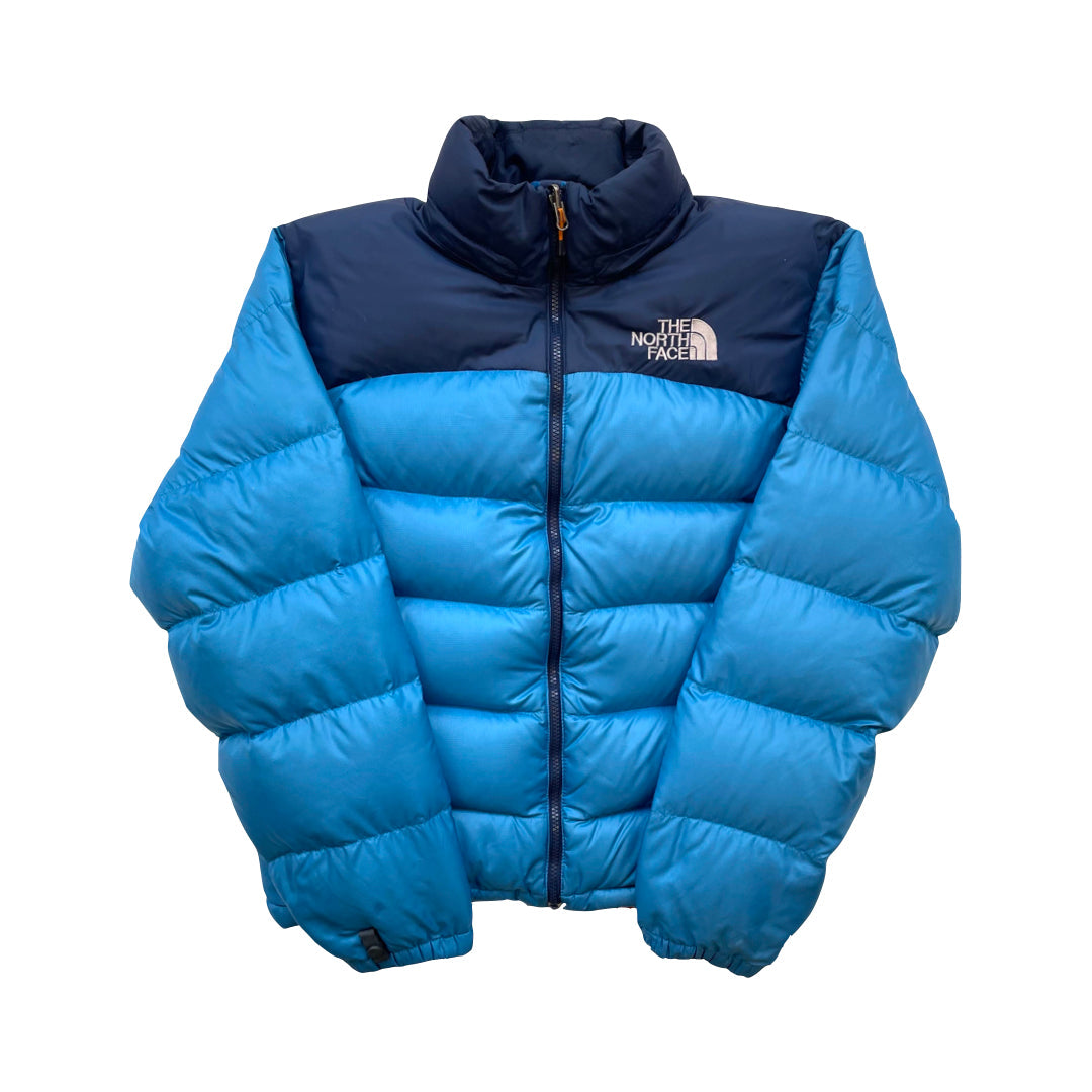 The North Face Blue N2 Puffer Jacket WITH REPAIR