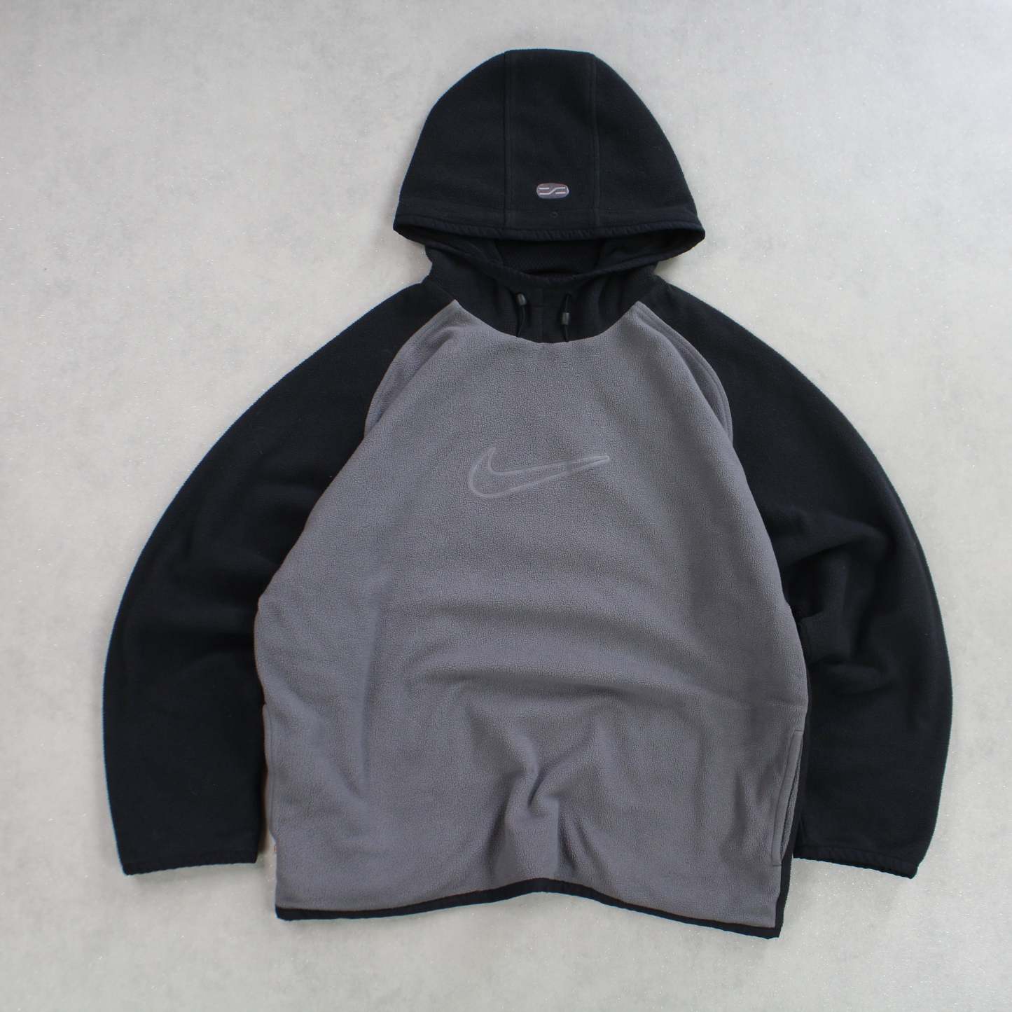 SUPER RARE 2000s Reversible Hoodie Grey