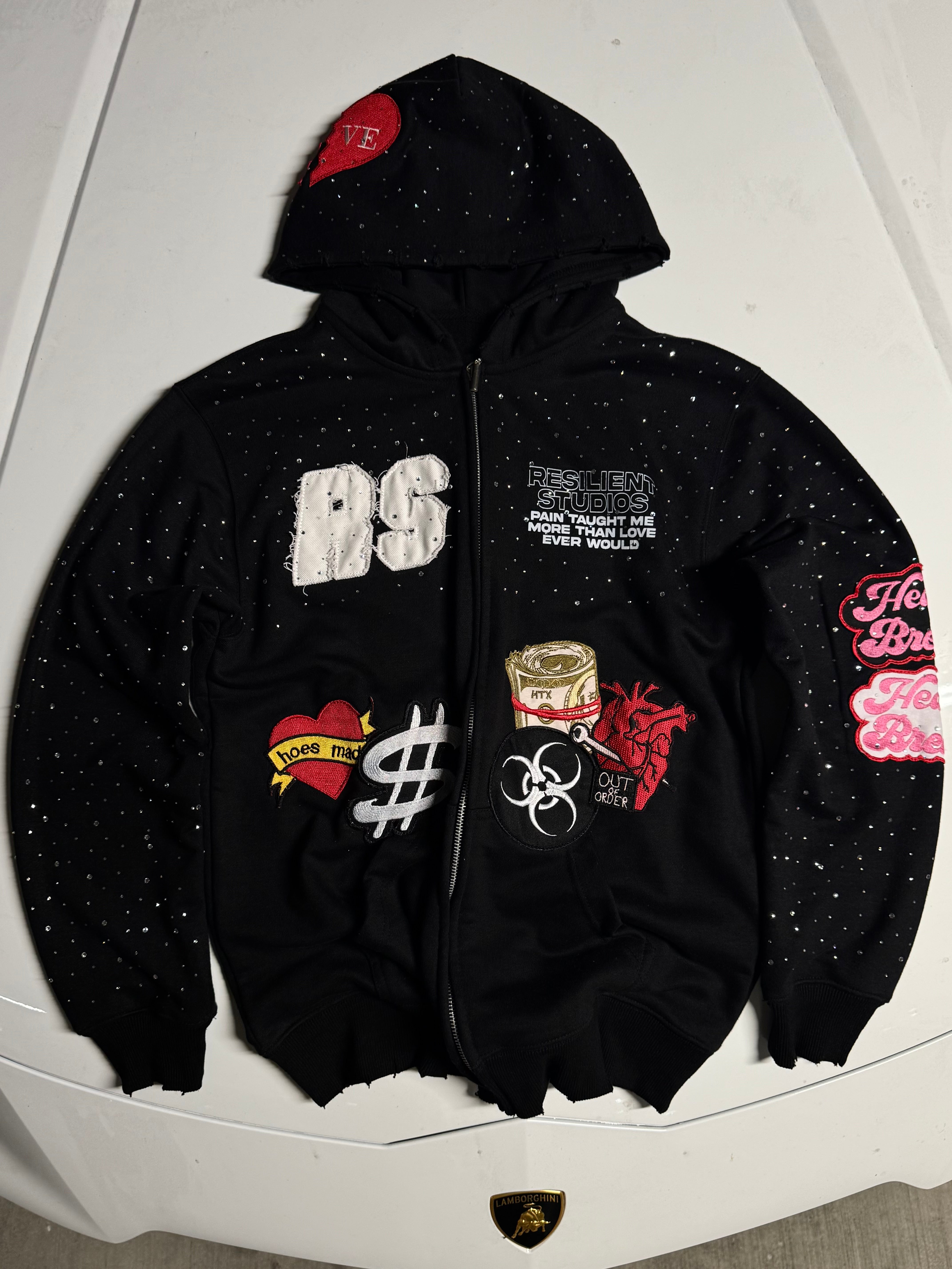 RS  SWEATSUIT- BLACK