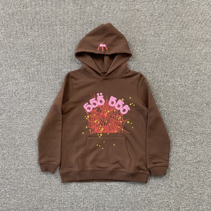 22_228 Street Style Spider Graphic  Tracksuit(Kids Clothing)