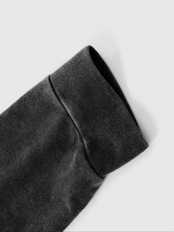 Men's Letter Print Zip Up Hoodie, Casual Loose Street Long Sleeve Hooded Sweatshirt for Daily Wear, Men's Clothes for All Seasons