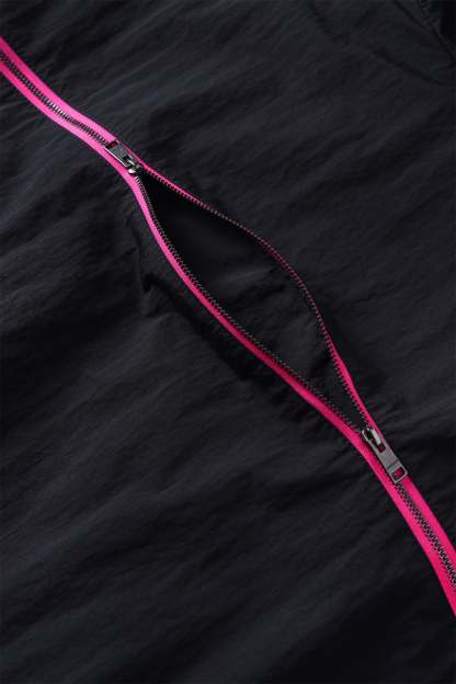 BLACK / PINK TRACK JACKET SET