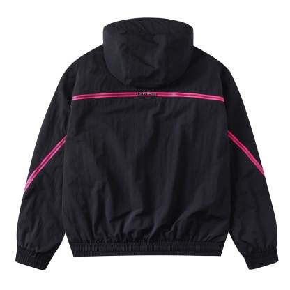 BLACK / PINK TRACK JACKET SET