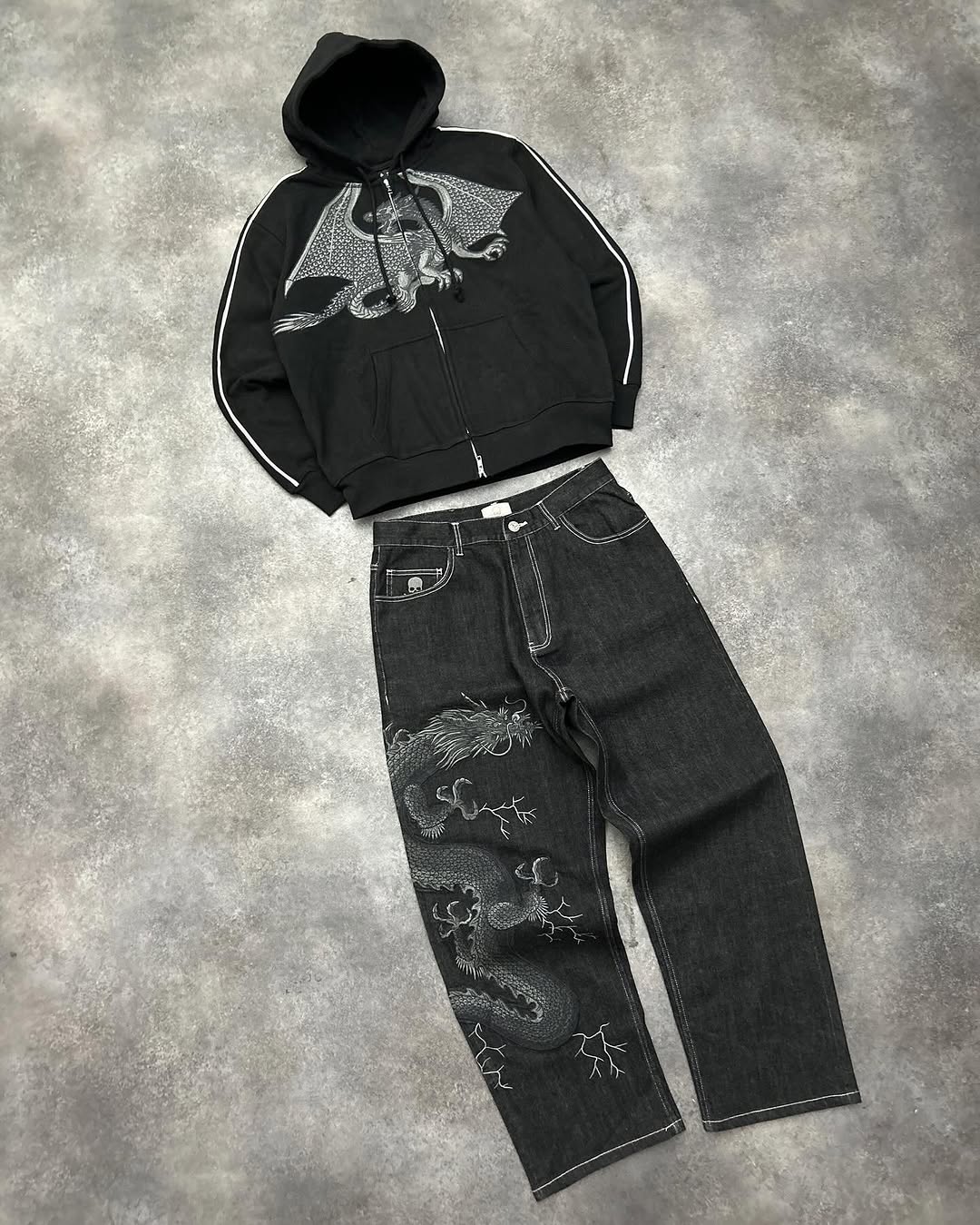 DRAGON DENIM SUIT