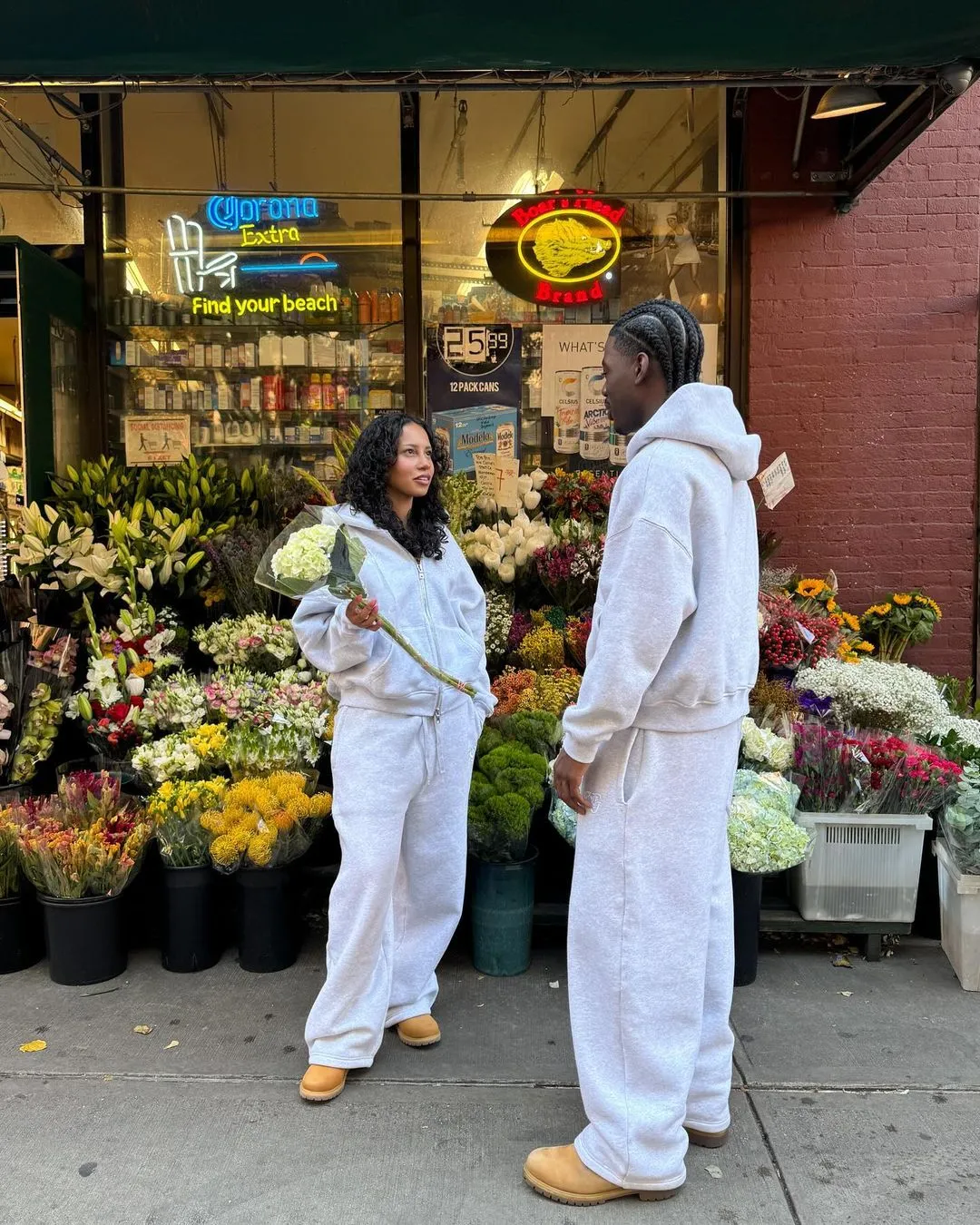 Heavy sweatshirt suit