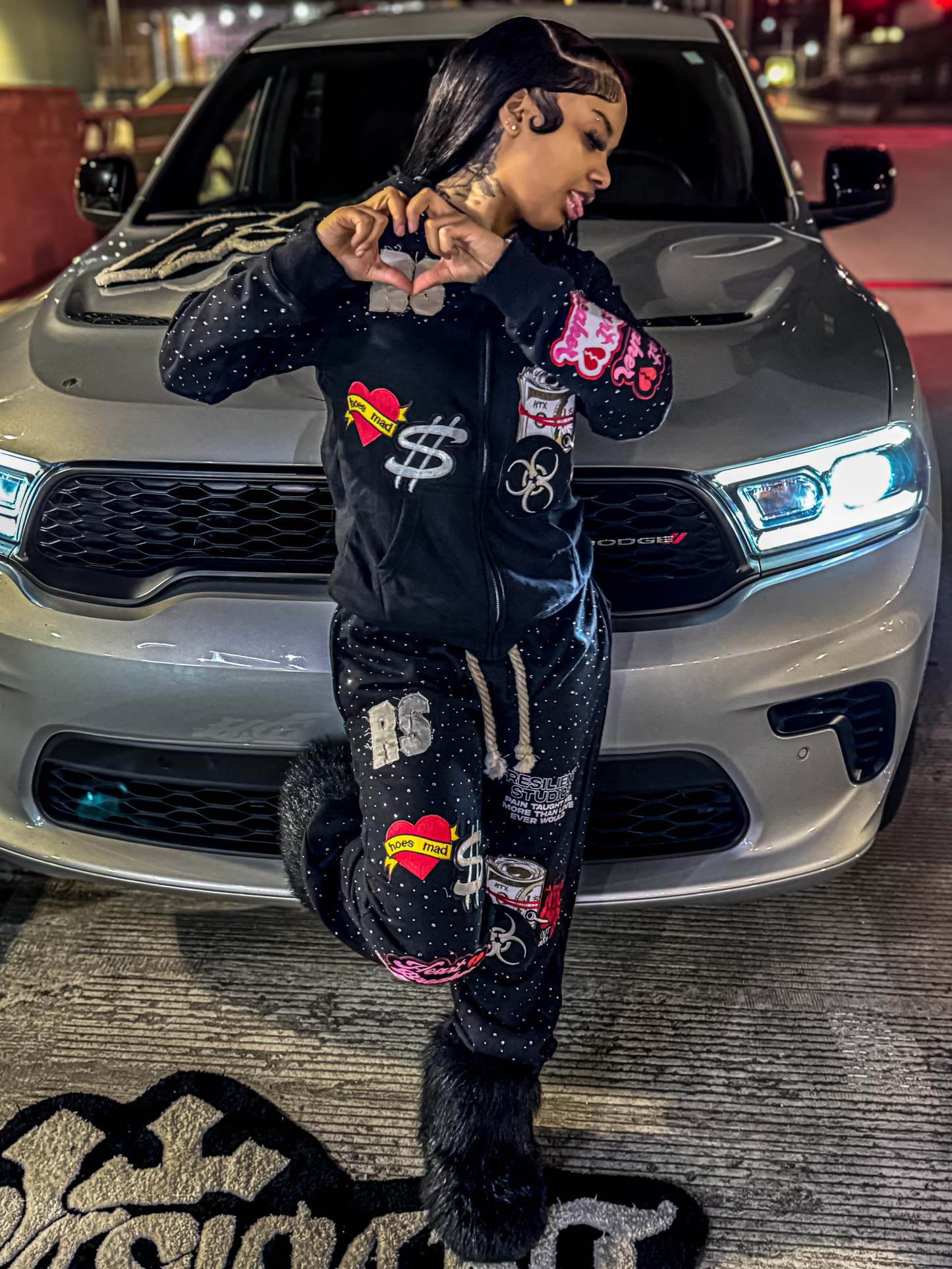 RS  SWEATSUIT- BLACK