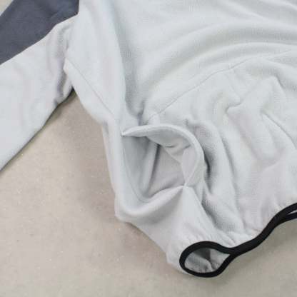 RARE 2000s 1/4 Fleece Grey