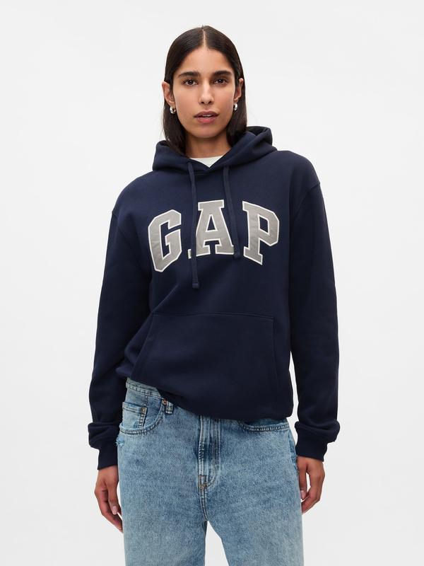 Gap Men's VintageSoft Arch Logo Hoodie  - Gender Neutral