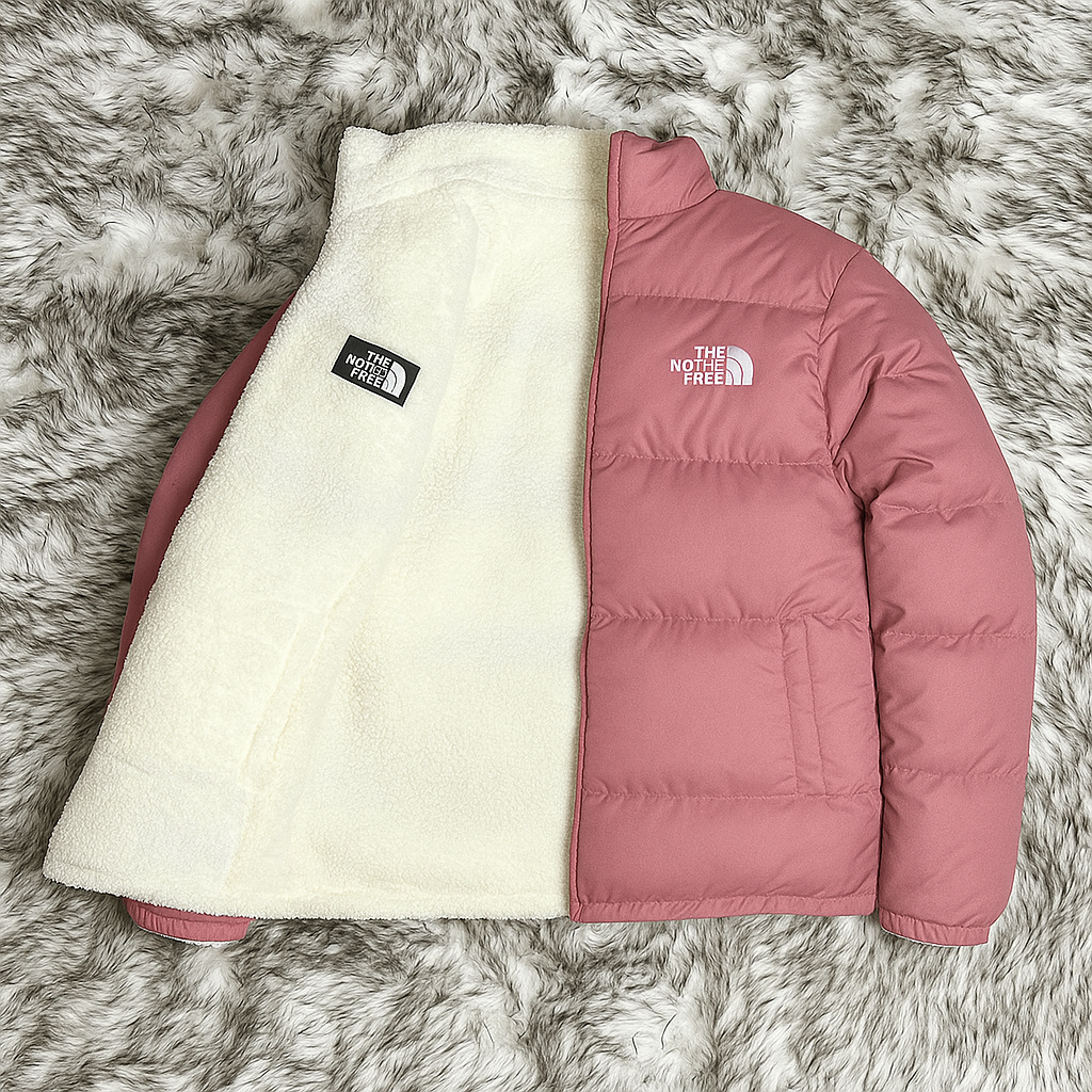 Reversible Puffer Jacket - Two Face.