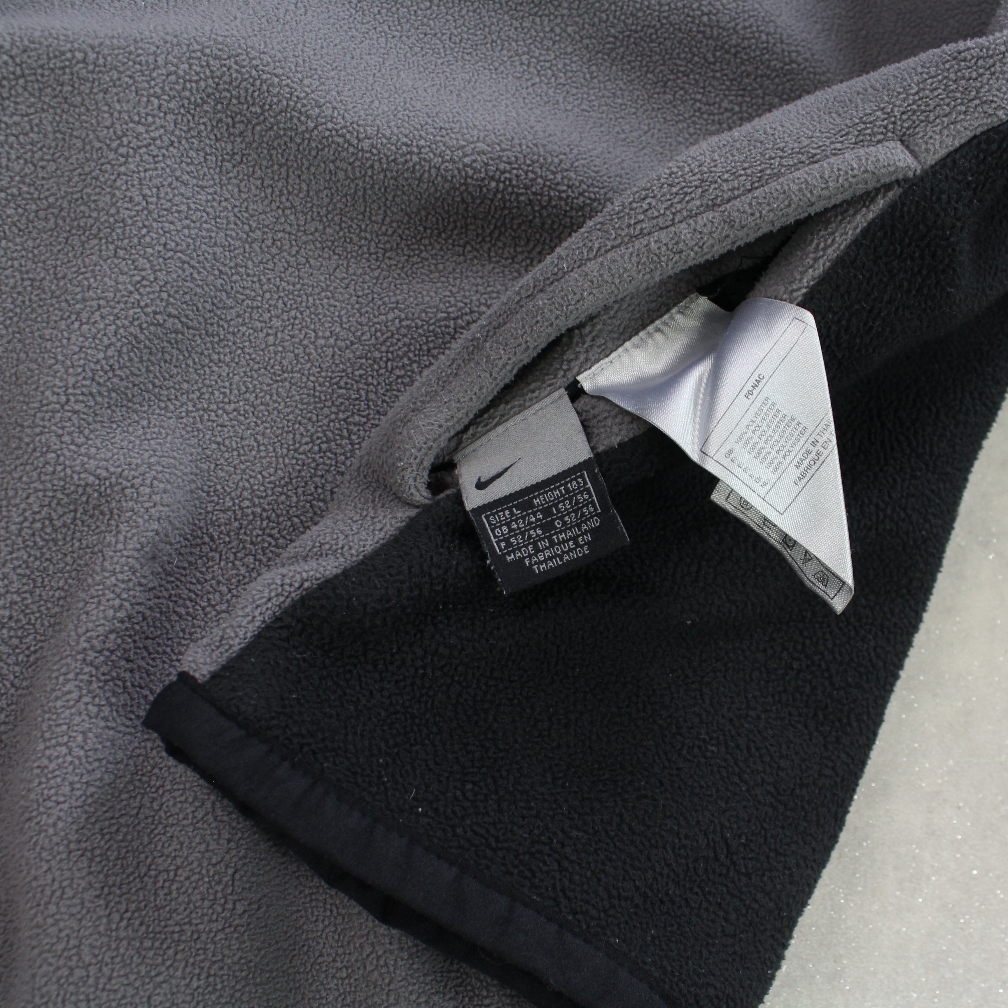 SUPER RARE 2000s Reversible Hoodie Grey