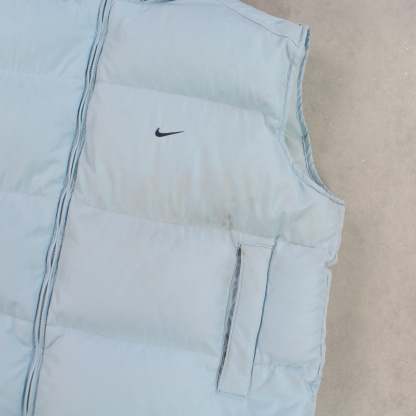 RARE 2000s Puffer Gilet Blue