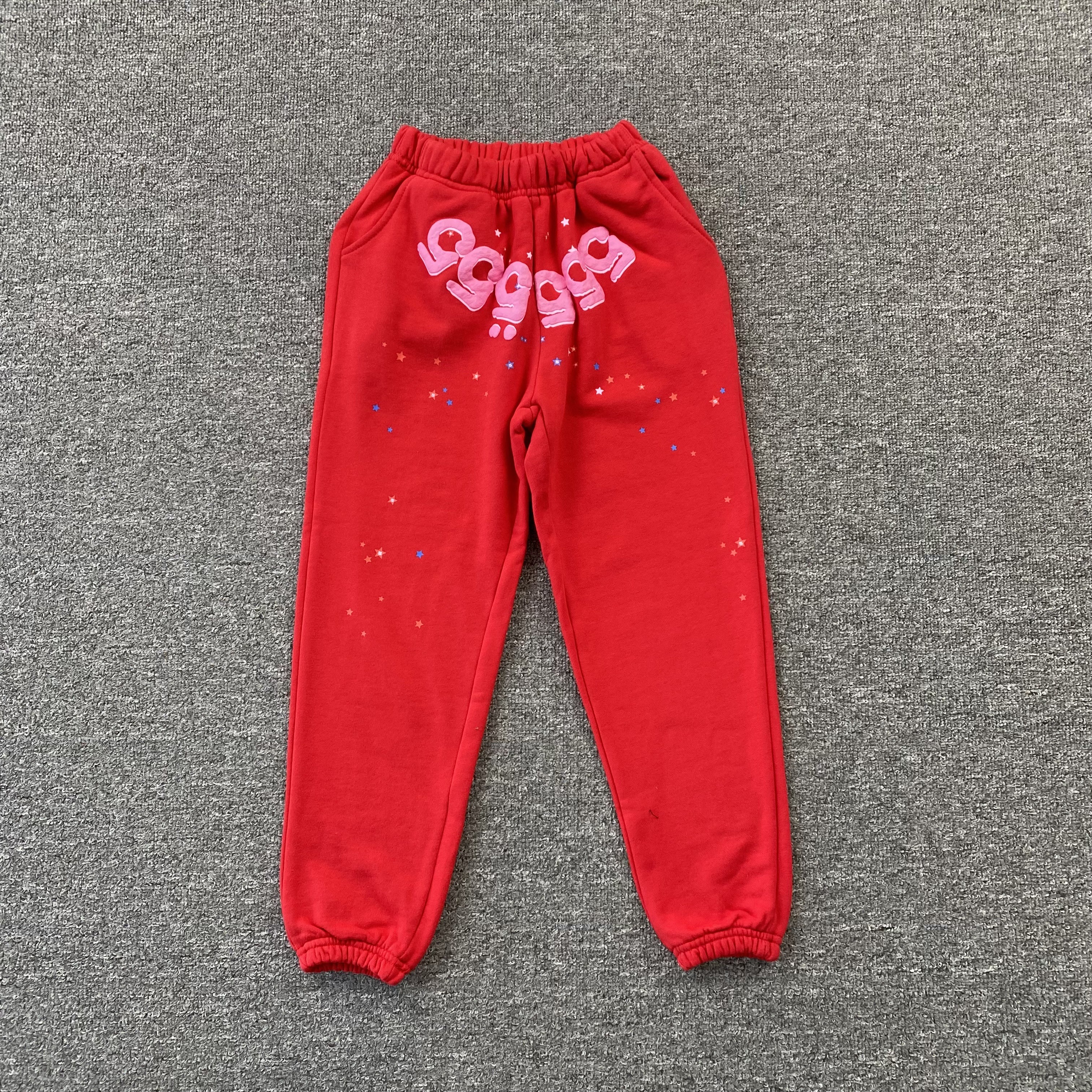 22_228 Street Style Spider Graphic  Tracksuit(Kids Clothing)