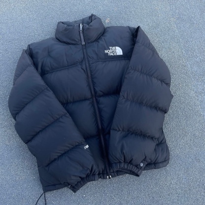  Matte Black Puffer Jacket