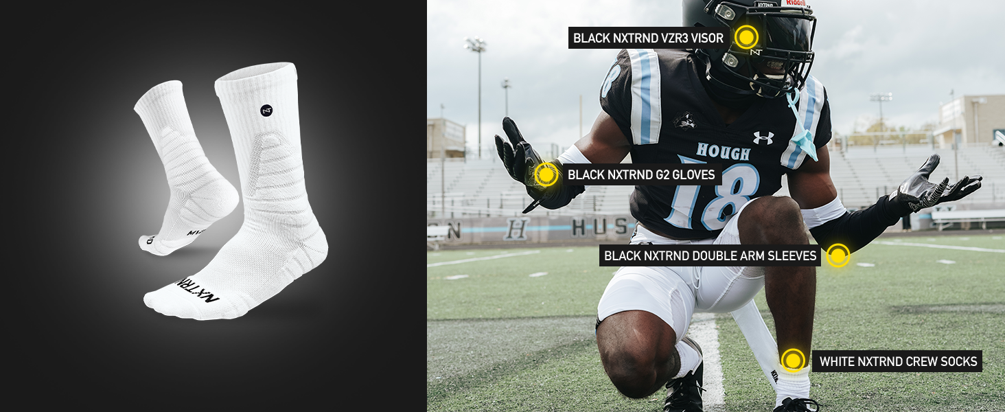 NXTRND Crew Sock White