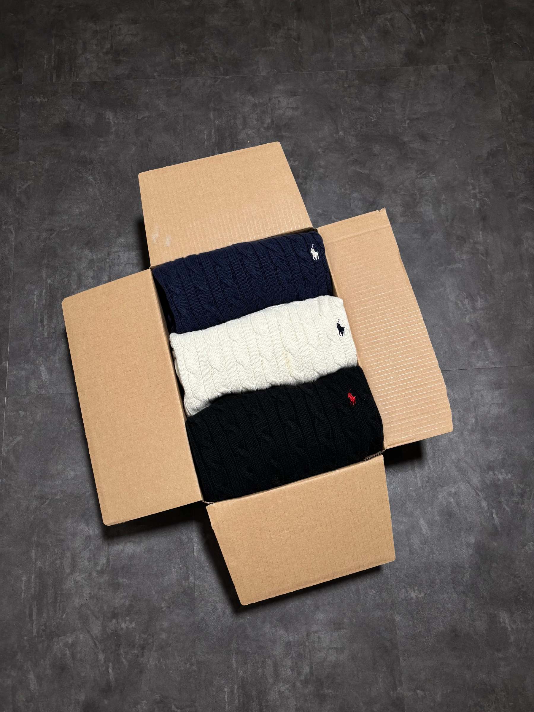 POLO RALPH LAUREN VINTAGE BOX (3 SWEATER)