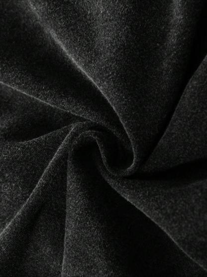 Men's Regular Fit Cross Print Zip Up Hoodie, Casual Long Sleeve Hooded Jacket for Daily Wear, Fashion Men's Clothes for All Seasons, Cotton, Graphic Menswear