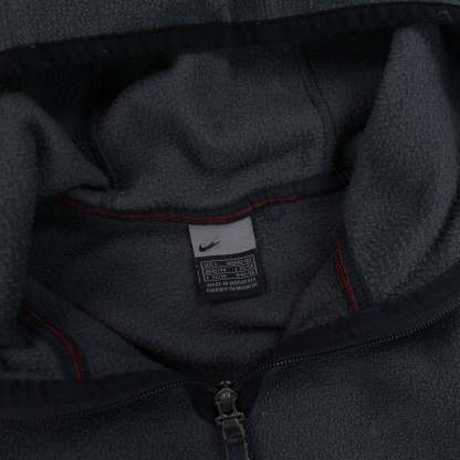 RARE 2000s 1/4 Fleece Grey