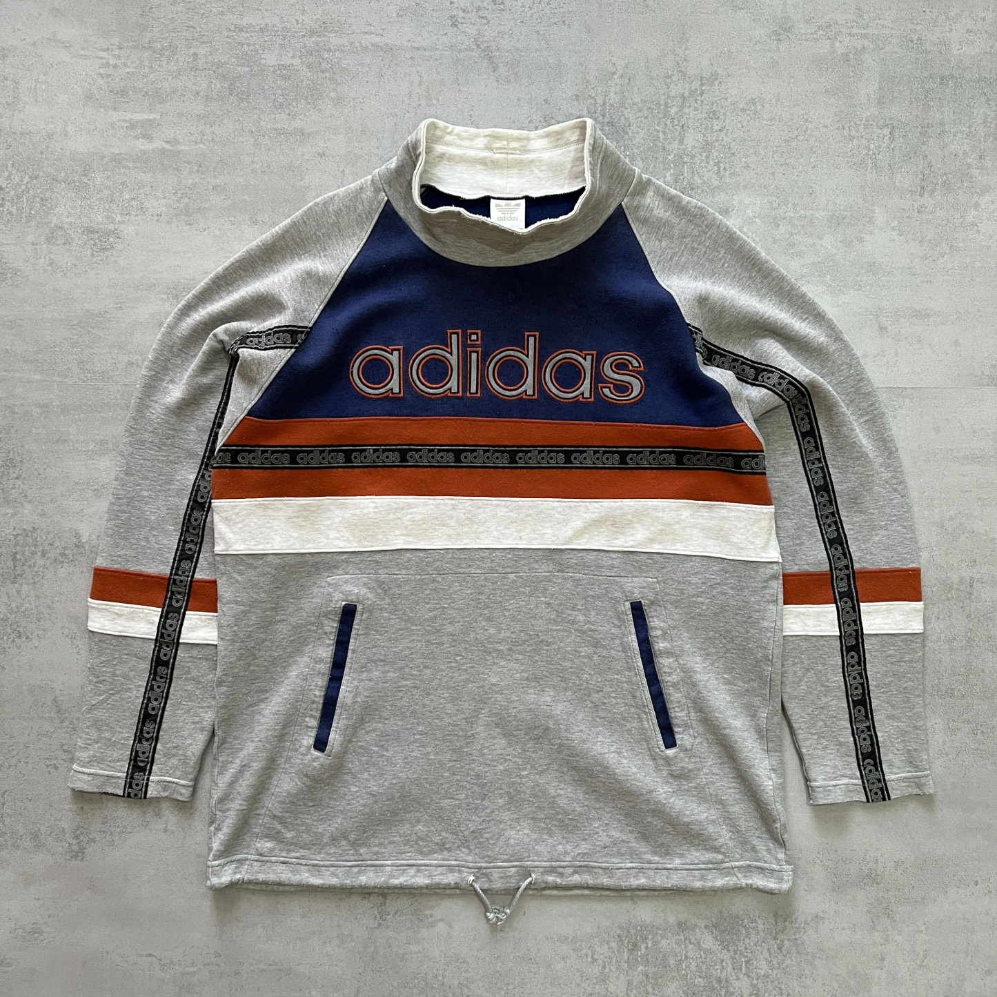 Adidas RARE 1990s heavyweight embroidered sweatshirt