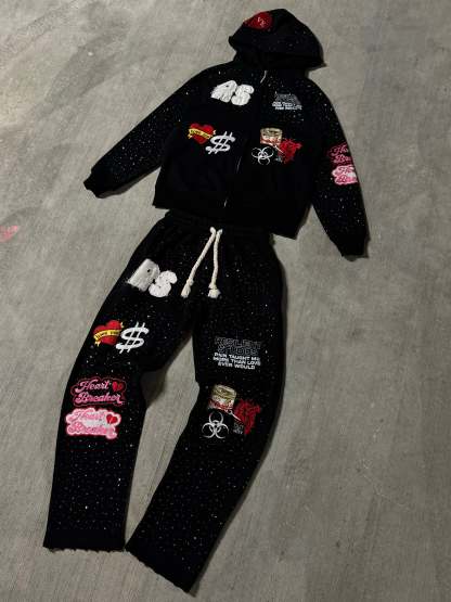 RS  SWEATSUIT- BLACK