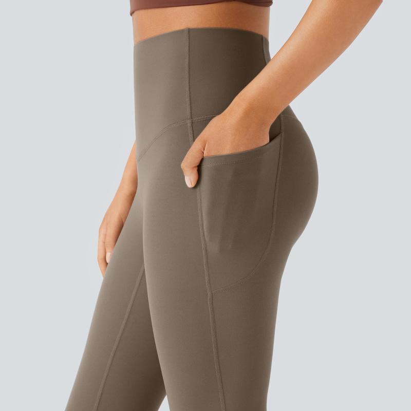 UltraSculpt™ SoCinched High Waisted Tummy Control Pocket Shaping Yoga Bootcut Leggings