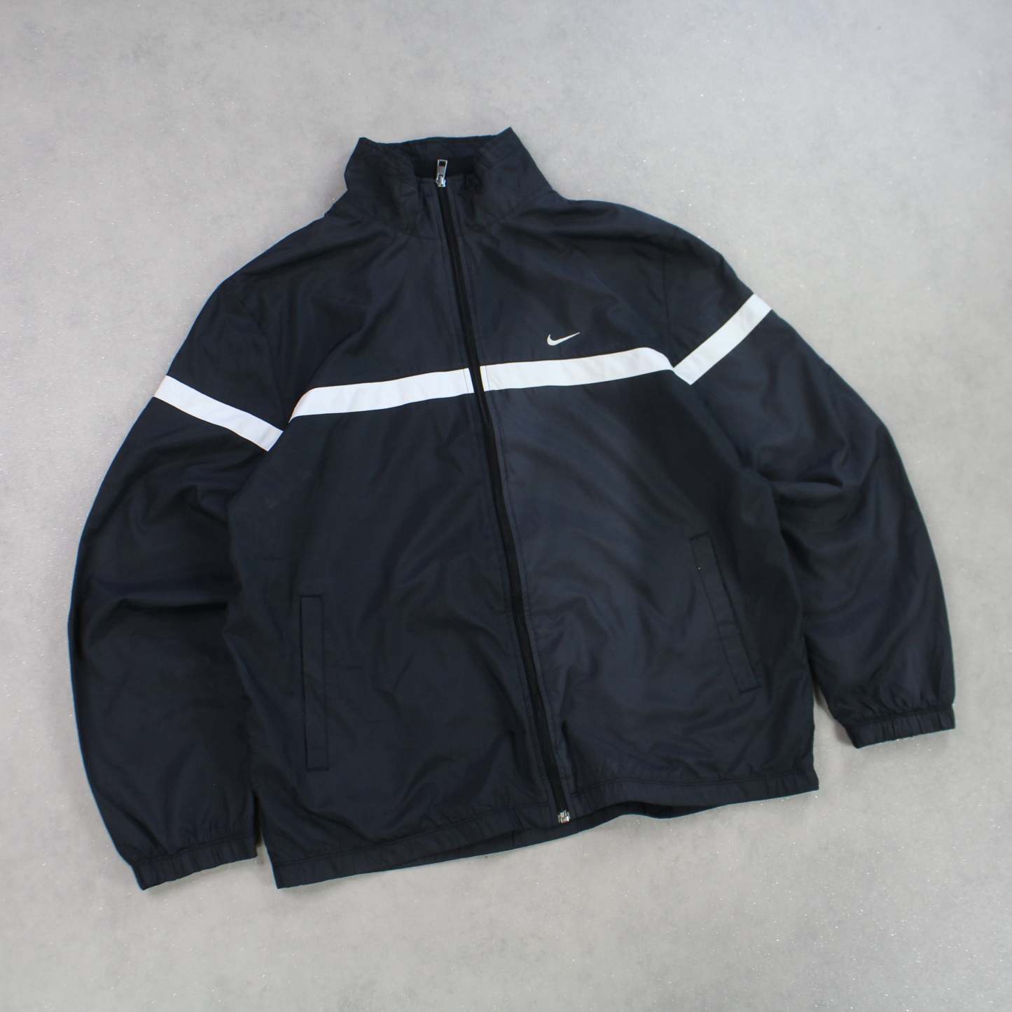 RARE 2000s Track Jacket Black
