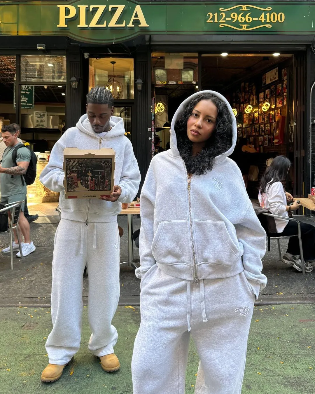 Heavy sweatshirt suit