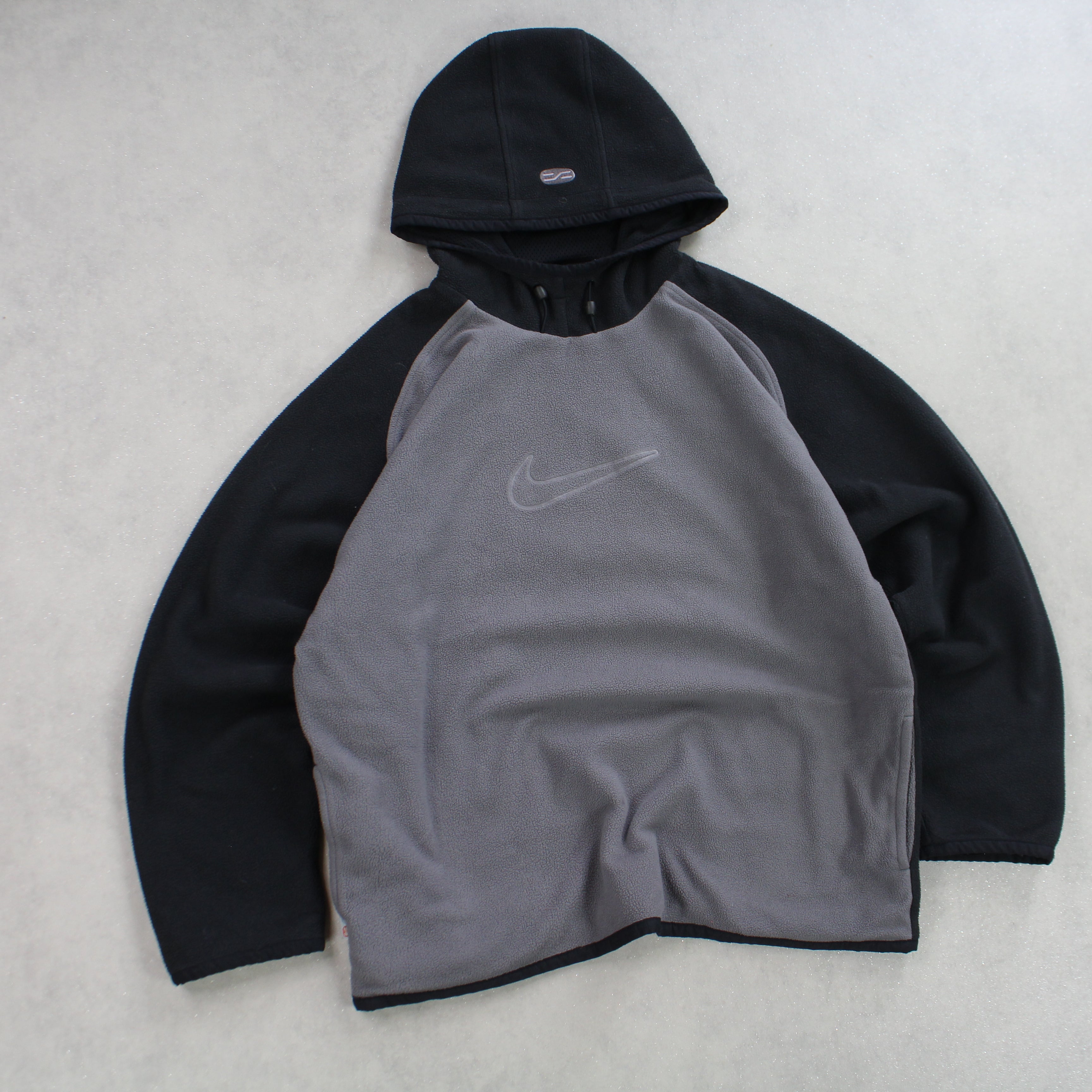 SUPER RARE 2000s Reversible Hoodie Grey