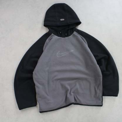 SUPER RARE 2000s Reversible Hoodie Grey