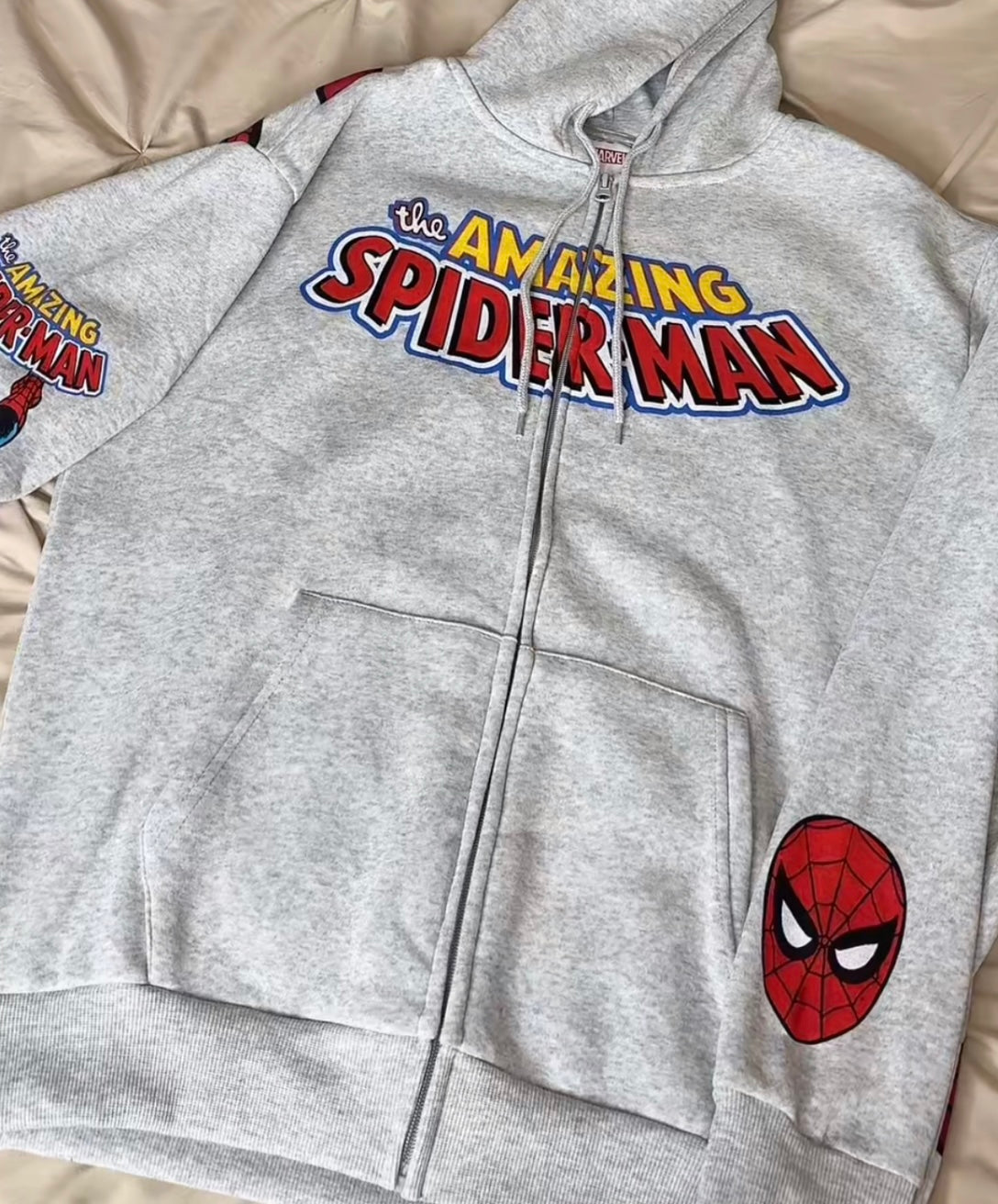 Spiderman Zip Up Hoodie