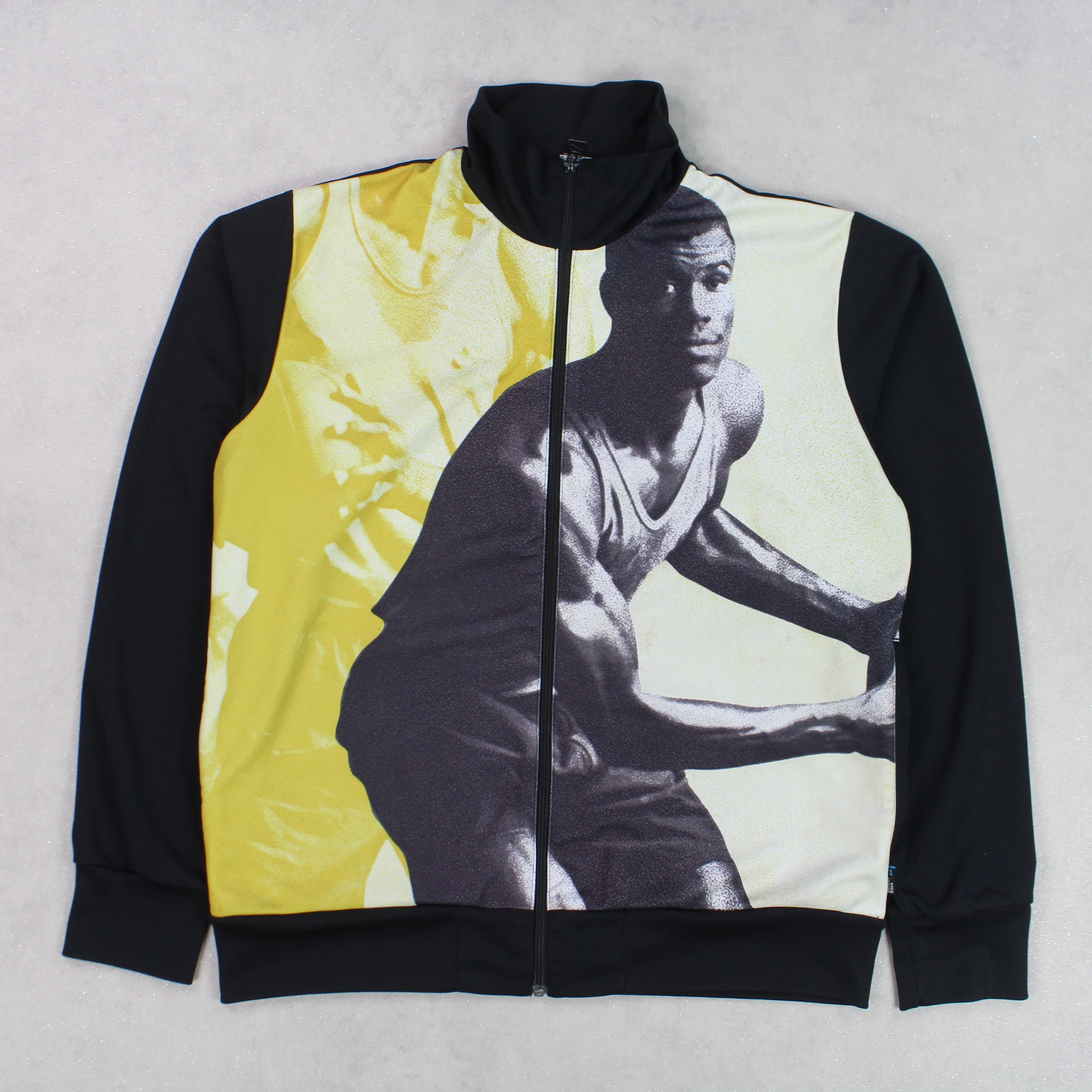 SUPER RARE 00s David Robinson Track Jacket Black